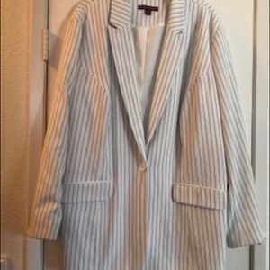 Pinstripe Blazer